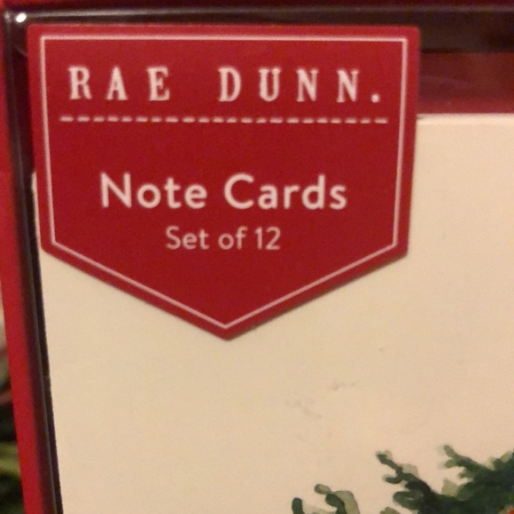 Rae Dunn “MERRY CHRISTMAS ” NOTE CARD SET OF 12 - Picture 2 of 4